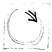 Bton de Joinville : pictogramme explicatif MOULINETS INVERSION DU SENS DE ROTATION