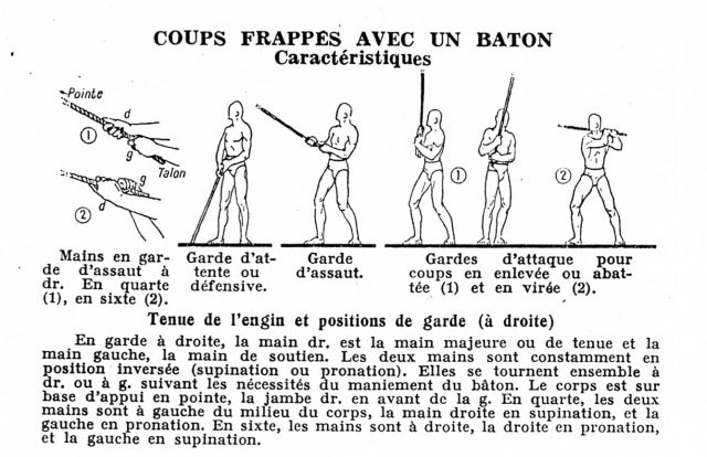 Bton de combat, par Georges Hbert